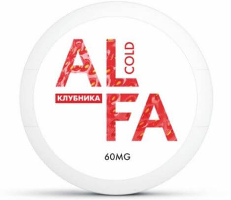 купить Снюс ALFA COLD STRAWBERRY