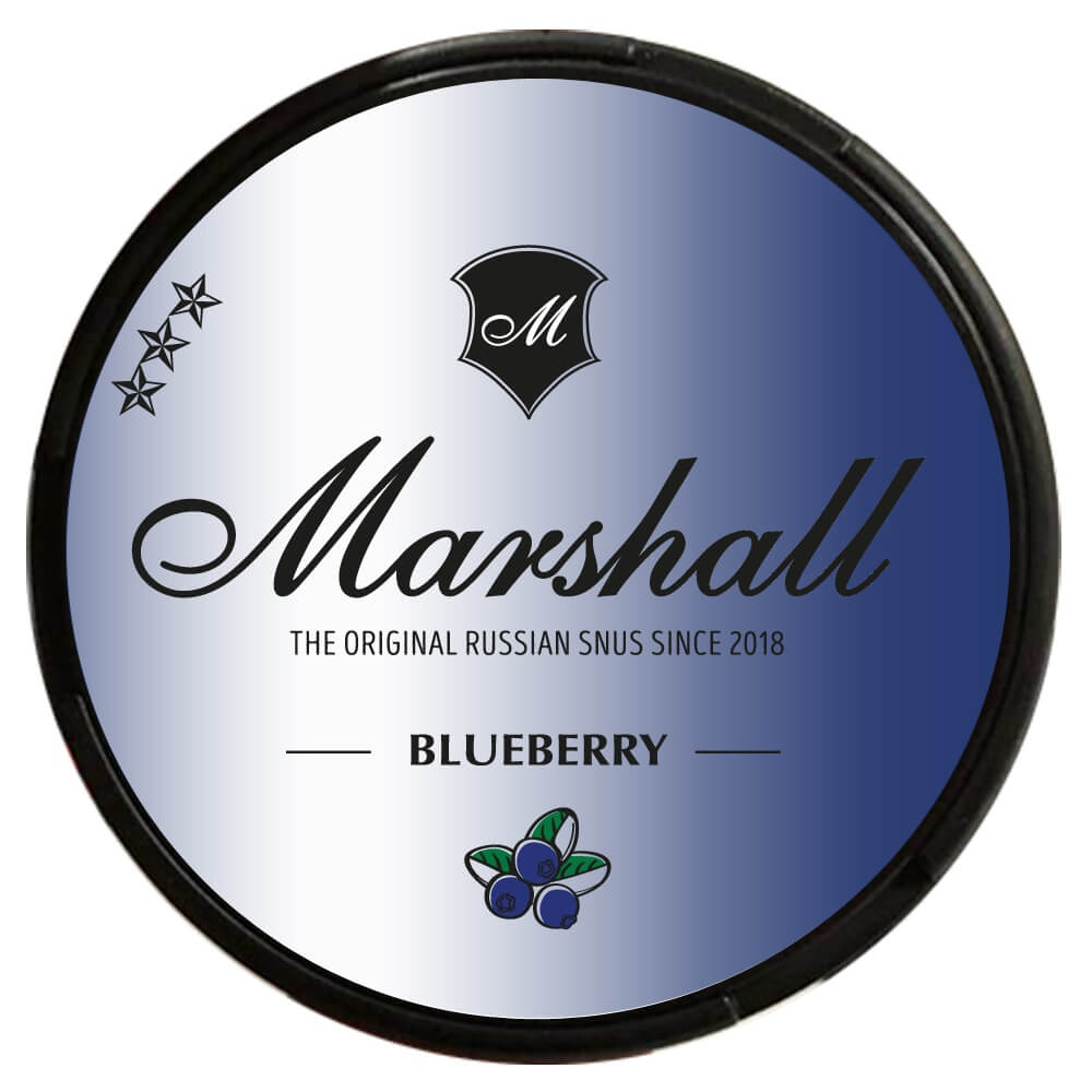 купить Снюс Marshall bluberry